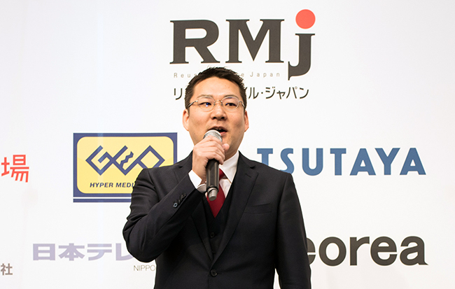 RMJの代表理事を務める携帯市場の粟津浜一氏が設立背景を説明