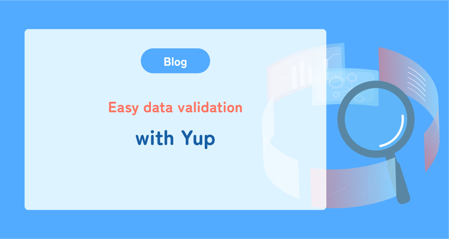 easy data validation with yup eye catch