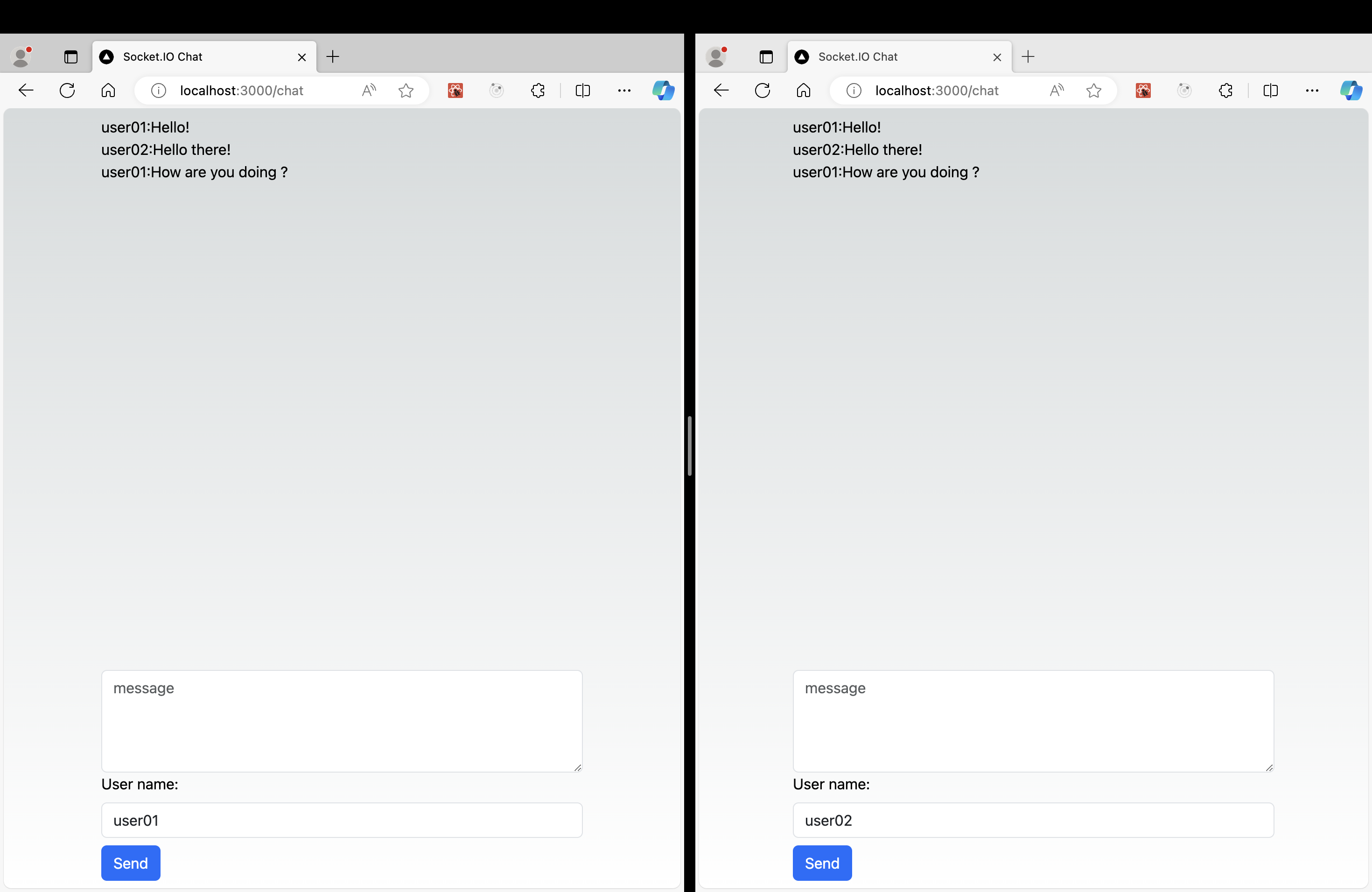 socketio chat demo