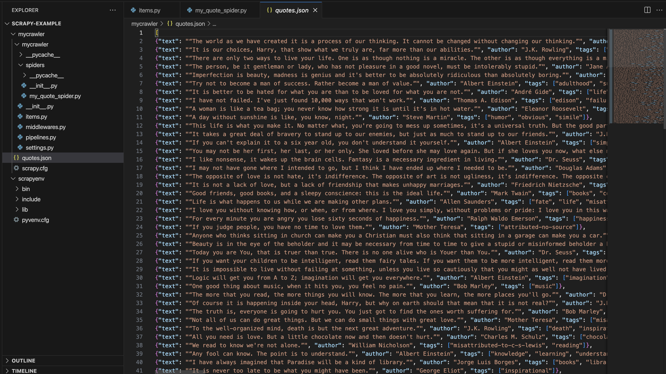 quote json